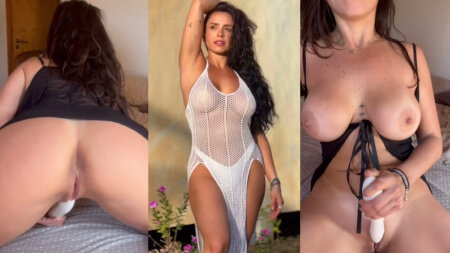 Ana Carol Serra Camisola Preta Vibrador Masturbação Vídeo Vazado Borntobefuck
