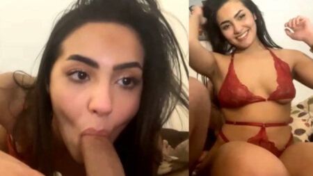 Arabiccouple BG Sabrina Soutien-gorge Rouge Blowjob Livestream Vidéo Porno Leaks Borntobefuck