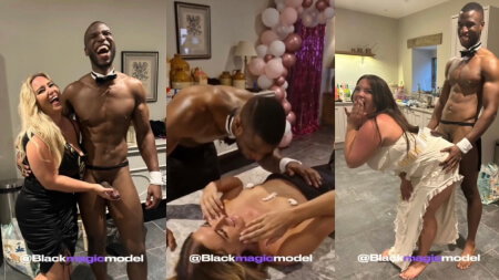 Blackmagicmodel Vibes Jeux d'Enterrement de Vie de Jeune Fille Surprise British BBC Vidéo Porno Leaks Borntobefuck