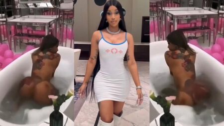 Cardi B Nackter Körper Twerk auf Badewanne Nackt Video Geleakt Borntobefuck