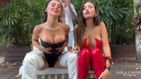 Carla Talon Gros Seins Lesbian avec Mymy.ibn Nude Vidéo Leaks Borntobefuck