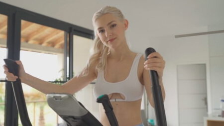Eva Elfie Rubia Linda Porn Haciendo Ejercicio Sextape Vídeo Filtraciones Borntobefuck