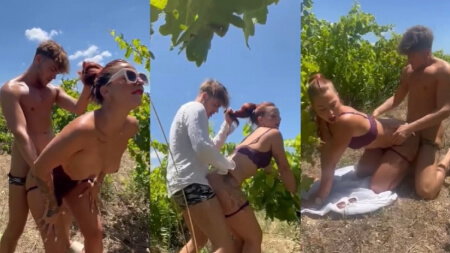 Evy Melaa BG Baisée dans les Vignes Vidéo Porno Leaks Borntobefuck