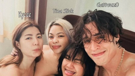 Gattouz0 Sextape Foursome with Filipino girls Tina Slick - Kaycee - Queen Mia Porn Video Leaks Borntobefuck
