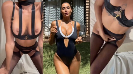 Marine El Himer Hot Lingerie Noire Stripshow Skinny Brunette Vidéo Porno Leaks Borntobefuck