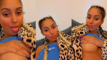 Messrineee Montre ses Mignons Seins Skinny Teen Vidéo Porno Leaks Borntobefuck