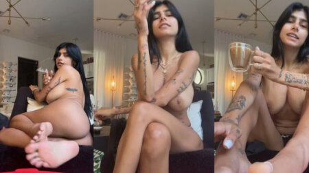 Mia Khalifa Estrellas Porno Árabes Café Mañanero y Cigarro Desnuda Vídeo Leaks Borntobefuck