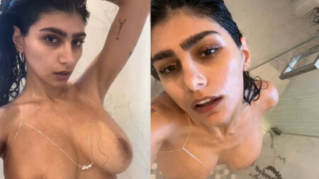 Mia Khalifa Hot Douche 3 Angles de Vue Nude Teasing Vidéo Leaks Borntobefuck