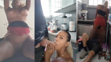 Miiana Sextape with Plumber Challenge Black MILF Porn Video Leaks Borntobefuck