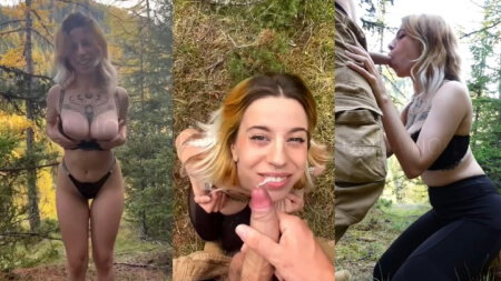 Norage BG Blowjob Durante Escursione in Foresta Video Porno Leaks Borntobefuck