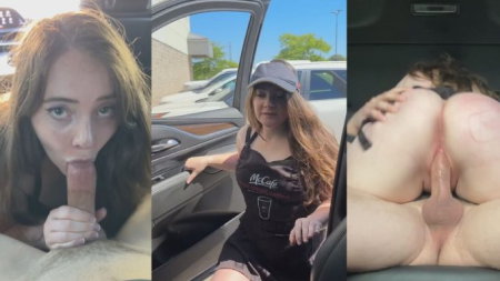 RedHeadWinter Sextape McCafe Carro Dirigindo Vídeo Pornô Vazado Borntobefuck