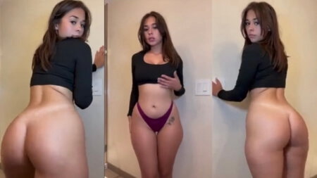 Sophieraiin Culotte Violette Strip et Twerk Cul Nu Nude Vidéo Leaks Borntobefuck