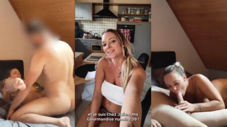 Tiffany Leiddi Gourmandise N39 Julien from Chambery (73) Sextape Video Leaks Borntobefuck
