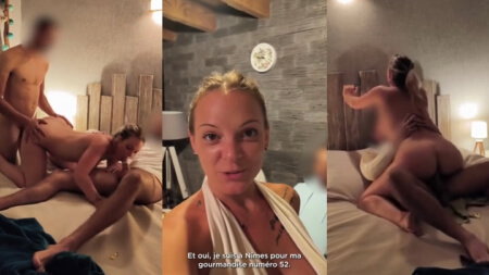 Tiffany Leiddi Gourmandise N52 Marco et Paolo de Nimes (30) Sextape Vidéo Leaks Borntobefuck