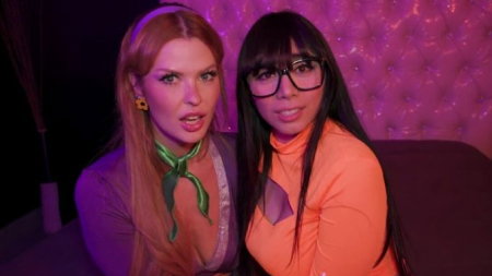 Violet Myers Sextape Scooby Doo Trio con Elly Clutch e Alex Mack Video Porno Leaks Borntobefuck