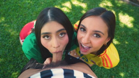 Violet Myers Sextape Pénalité Football Trio avec Hailey Rose et Max Fills Vidéo Porno Leaks Borntobefuck