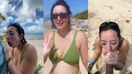WoeAlexandra BG Blowjob BBC sur la Plage Vidéo Porno Leaks Borntobefuck